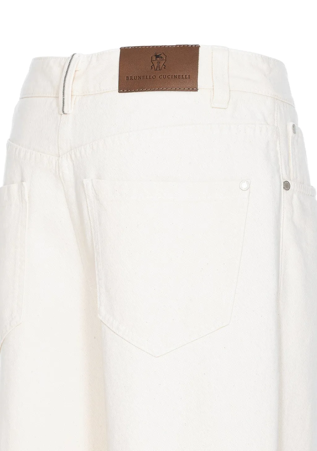 Dyed Denim Cropped Trousers