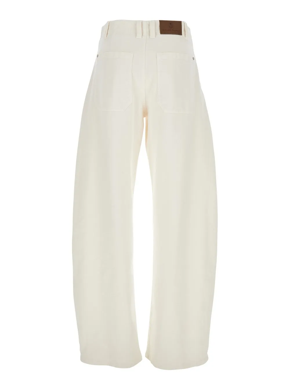 Curved Leg Dyed Jeans