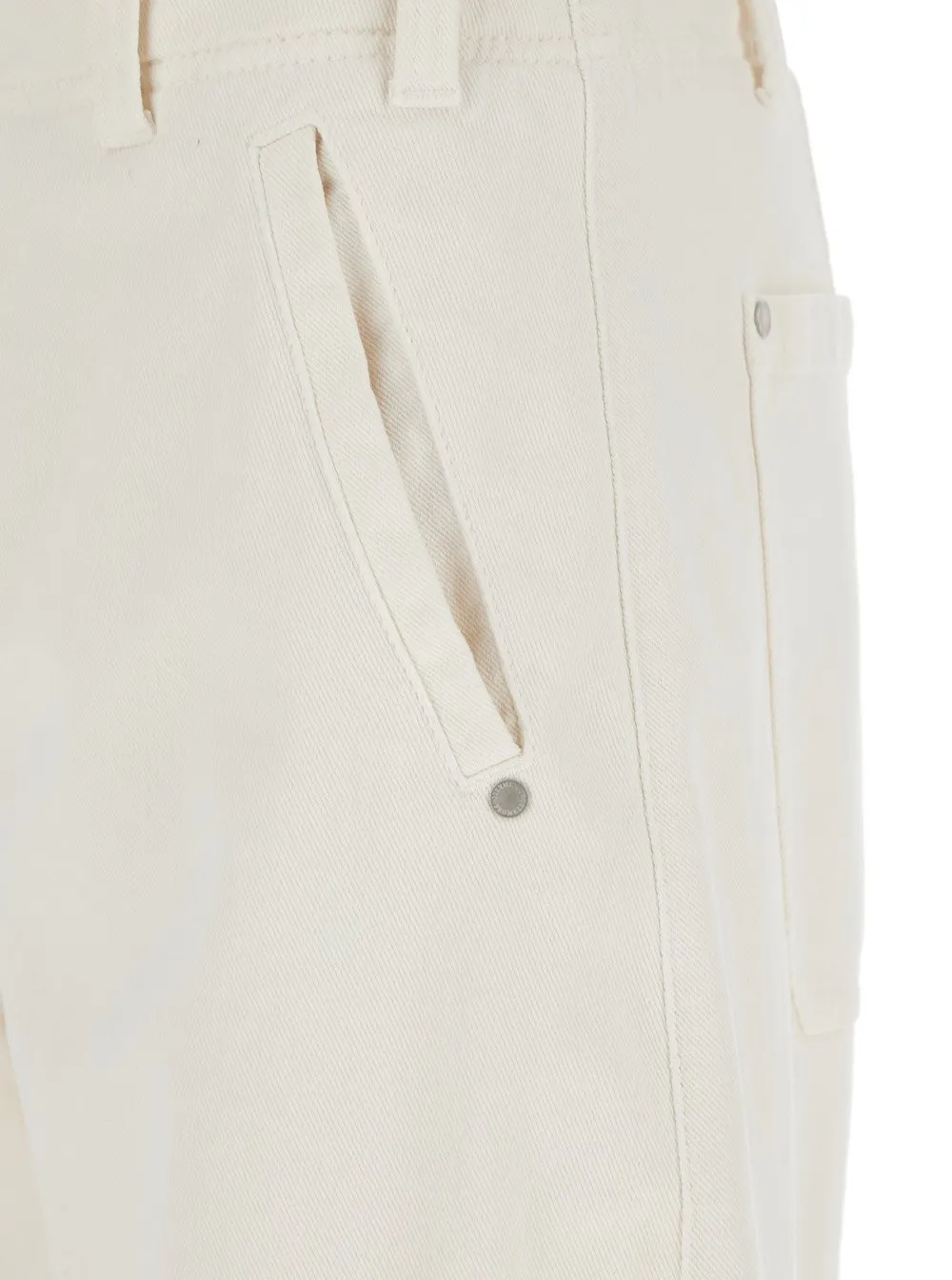 Curved Leg Dyed Jeans