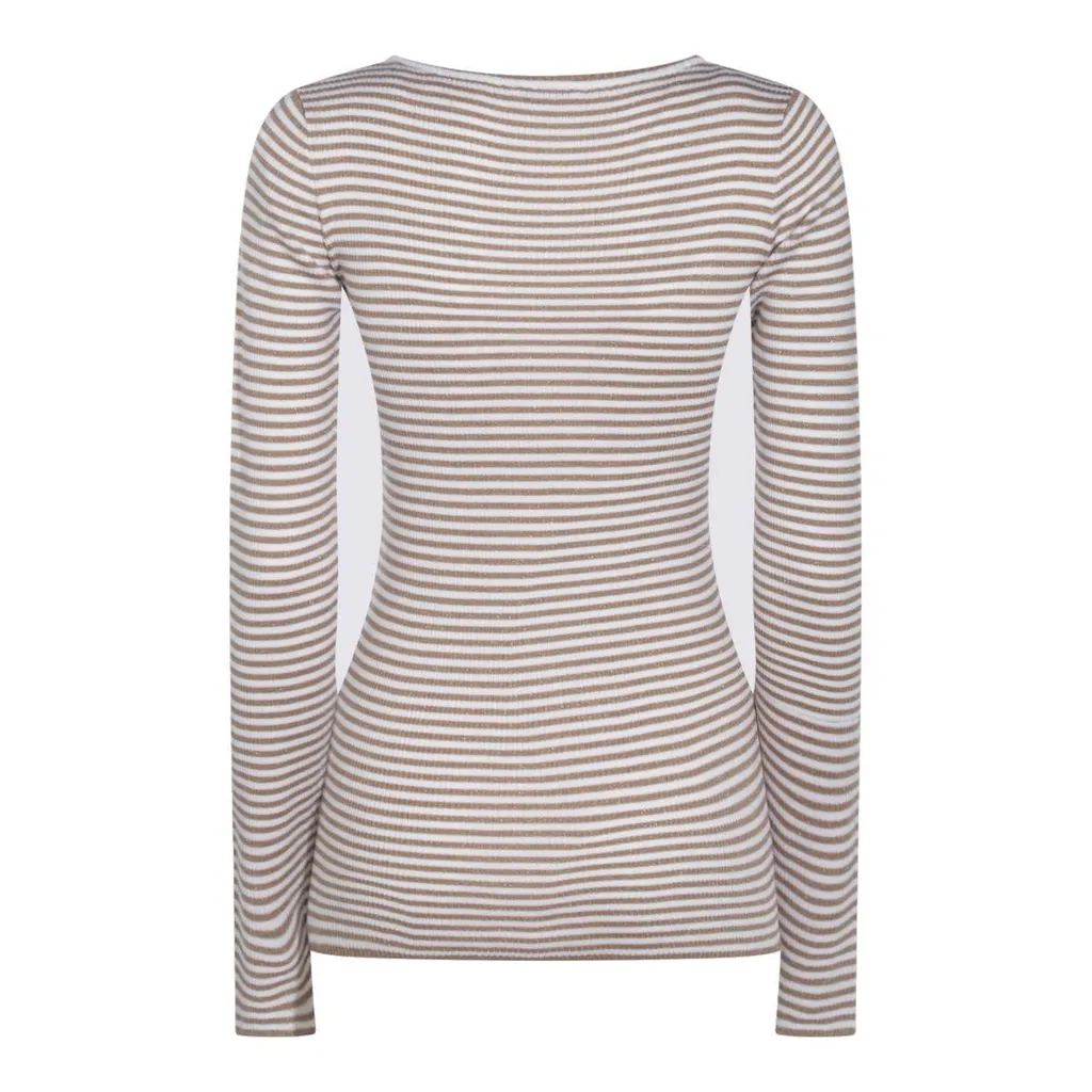 Sparkling Striped Lightweight Jumper