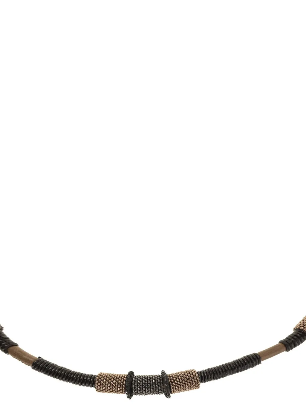 Embellished Woven Necklace