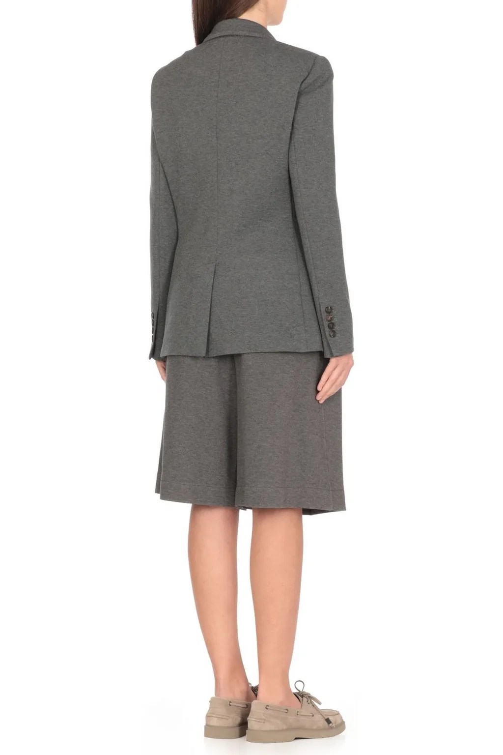Logo Patch Single-Breasted Blazer