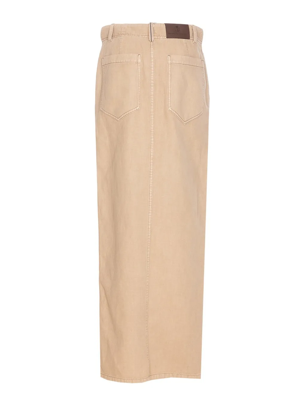 Logo Patch High-Waisted Skirt