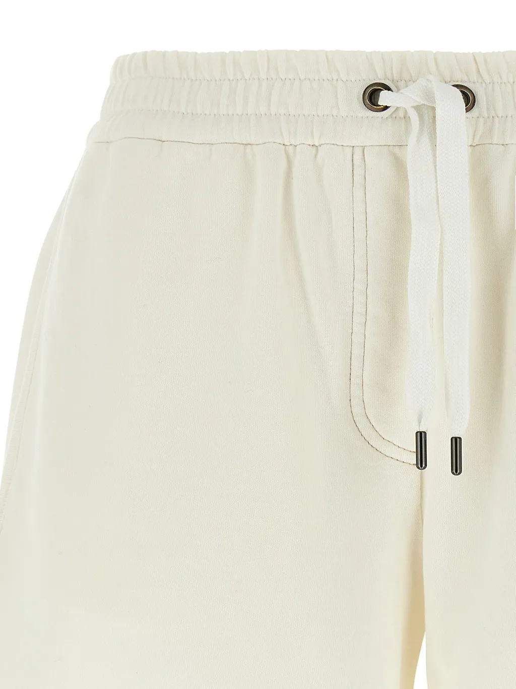 Drawstring Straight Hem Shorts