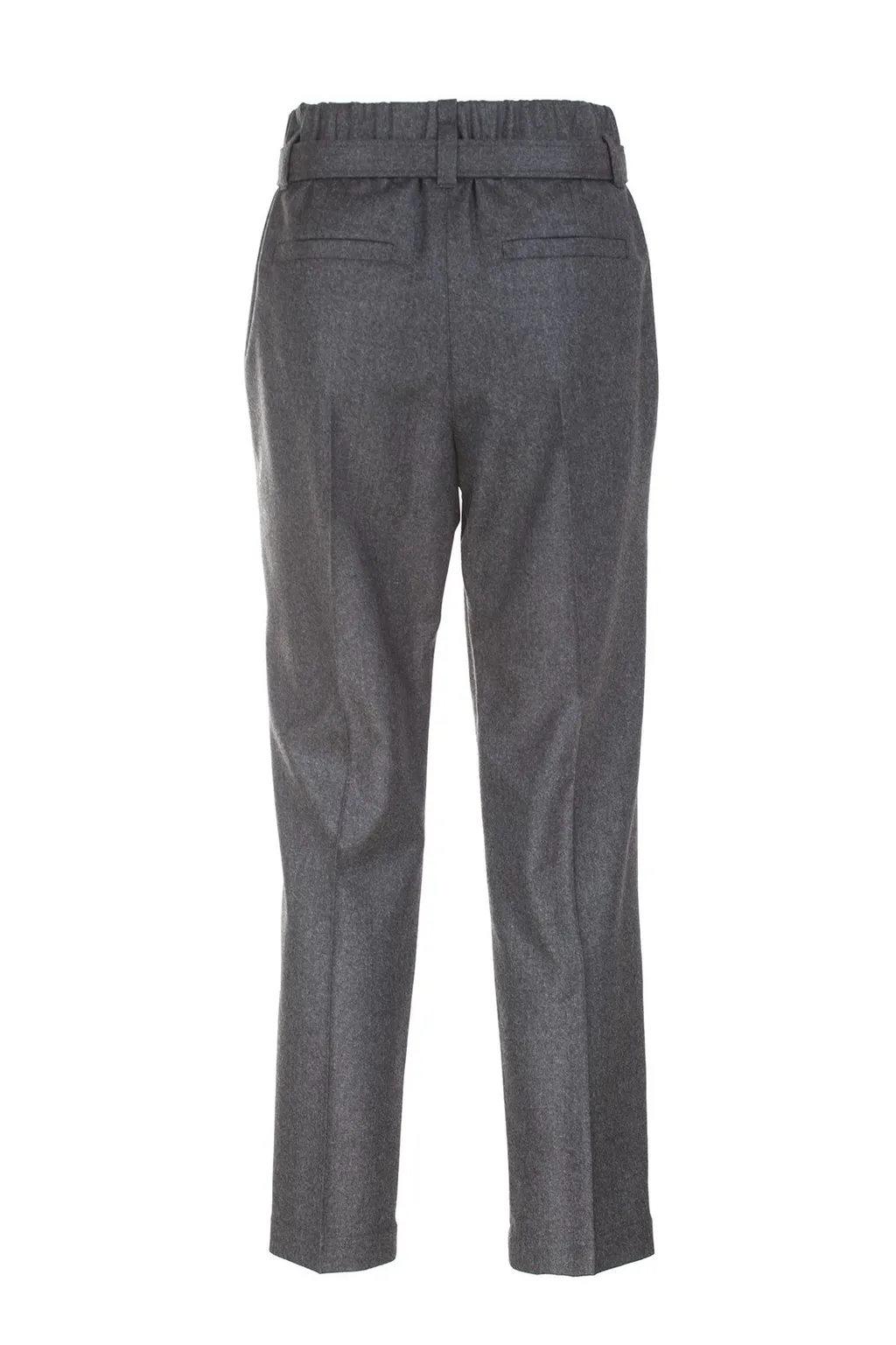 Pleat Detailed Belted Trousers