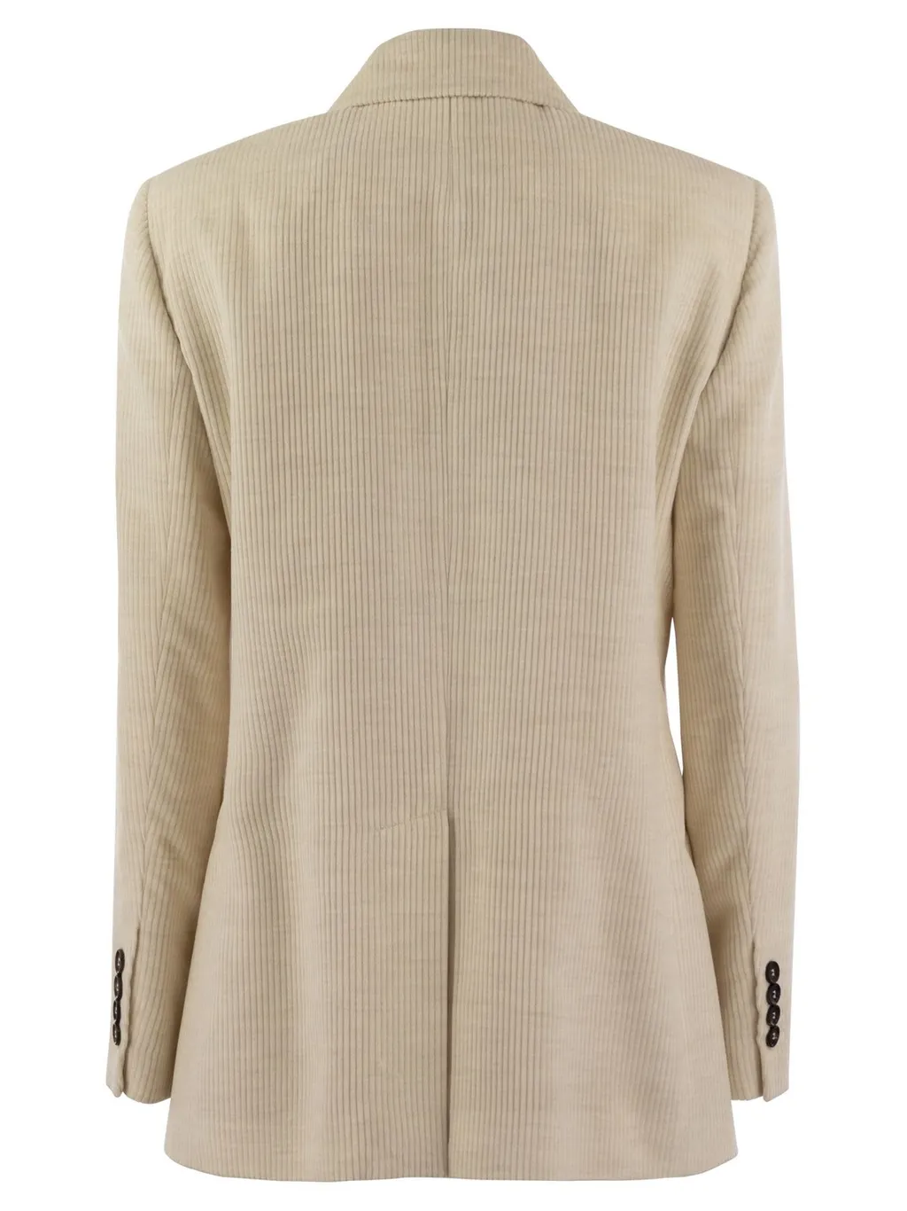 Double-Breasted Corduroy Blazer