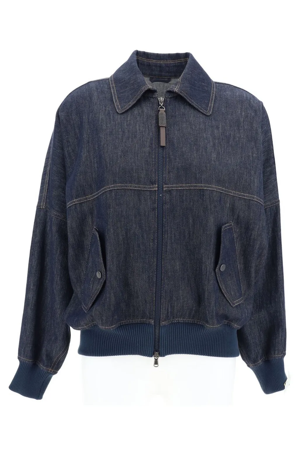 Zipped Denim Jacket