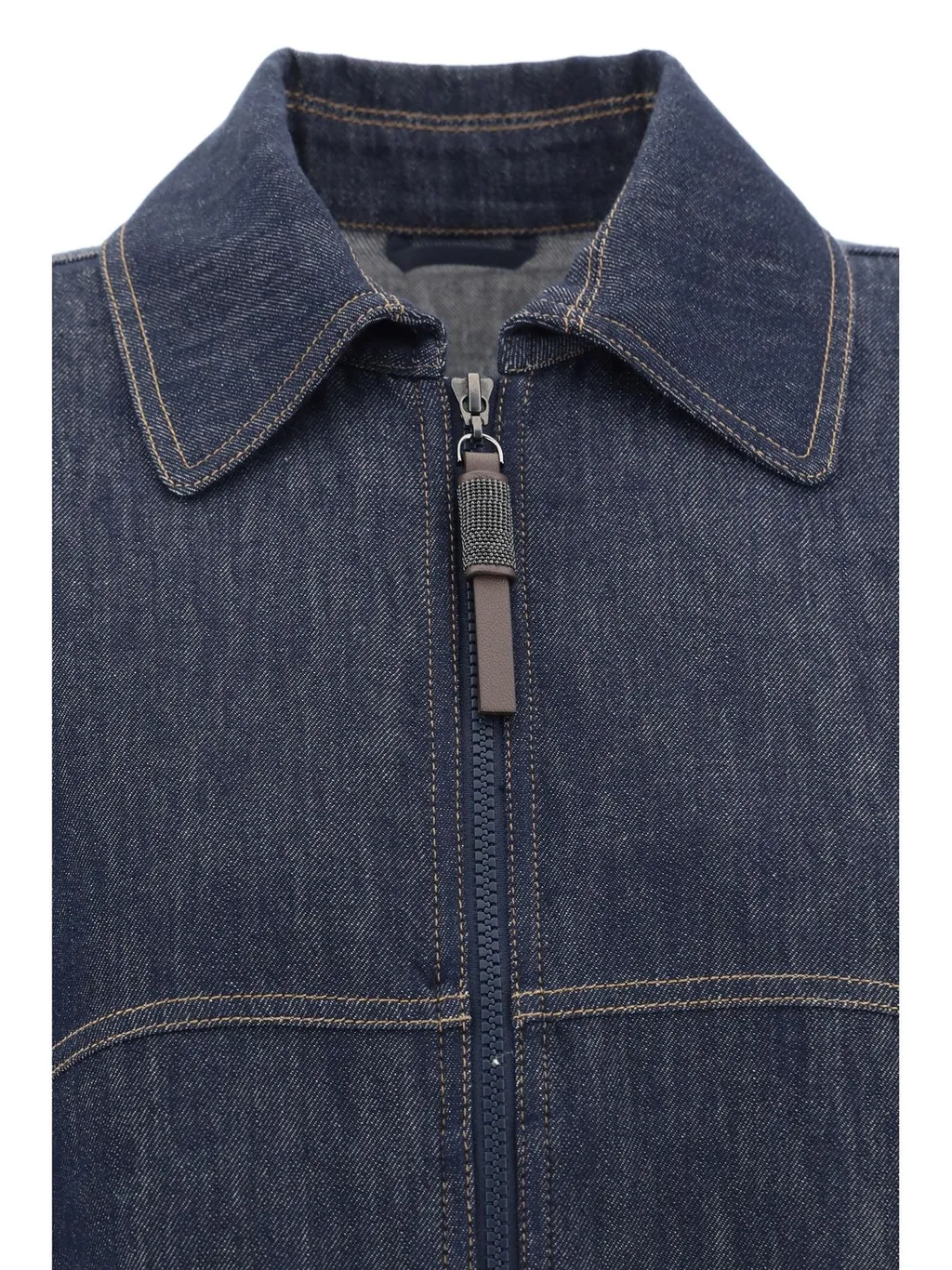Zipped Denim Jacket