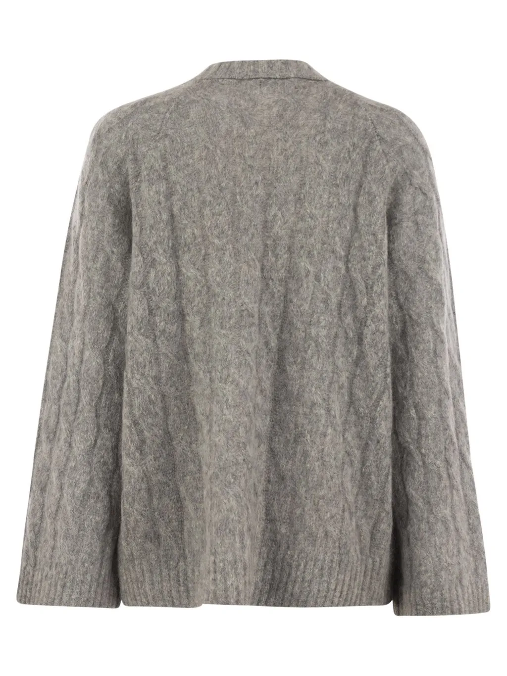 Rib-Knitted Crewneck Jumper