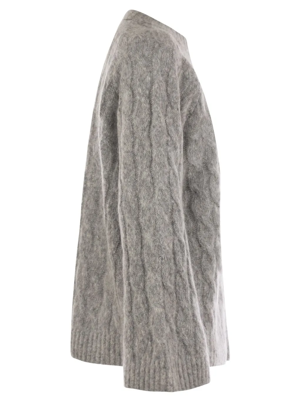 Rib-Knitted Crewneck Jumper