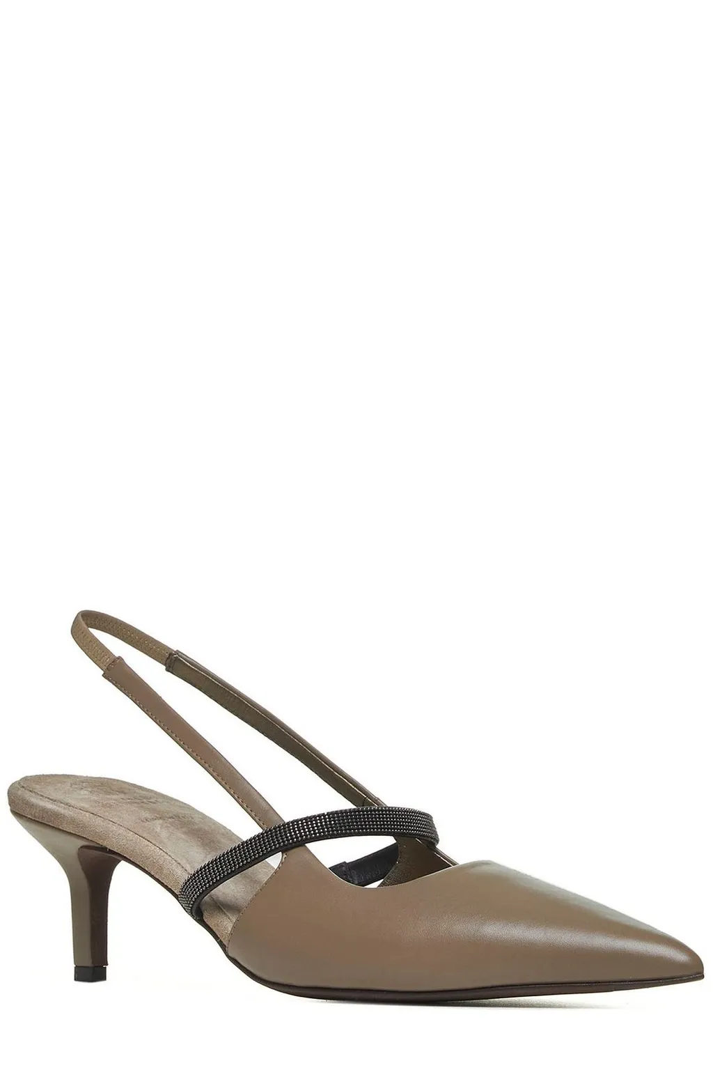 City Slingback Pointed Toe Pumps