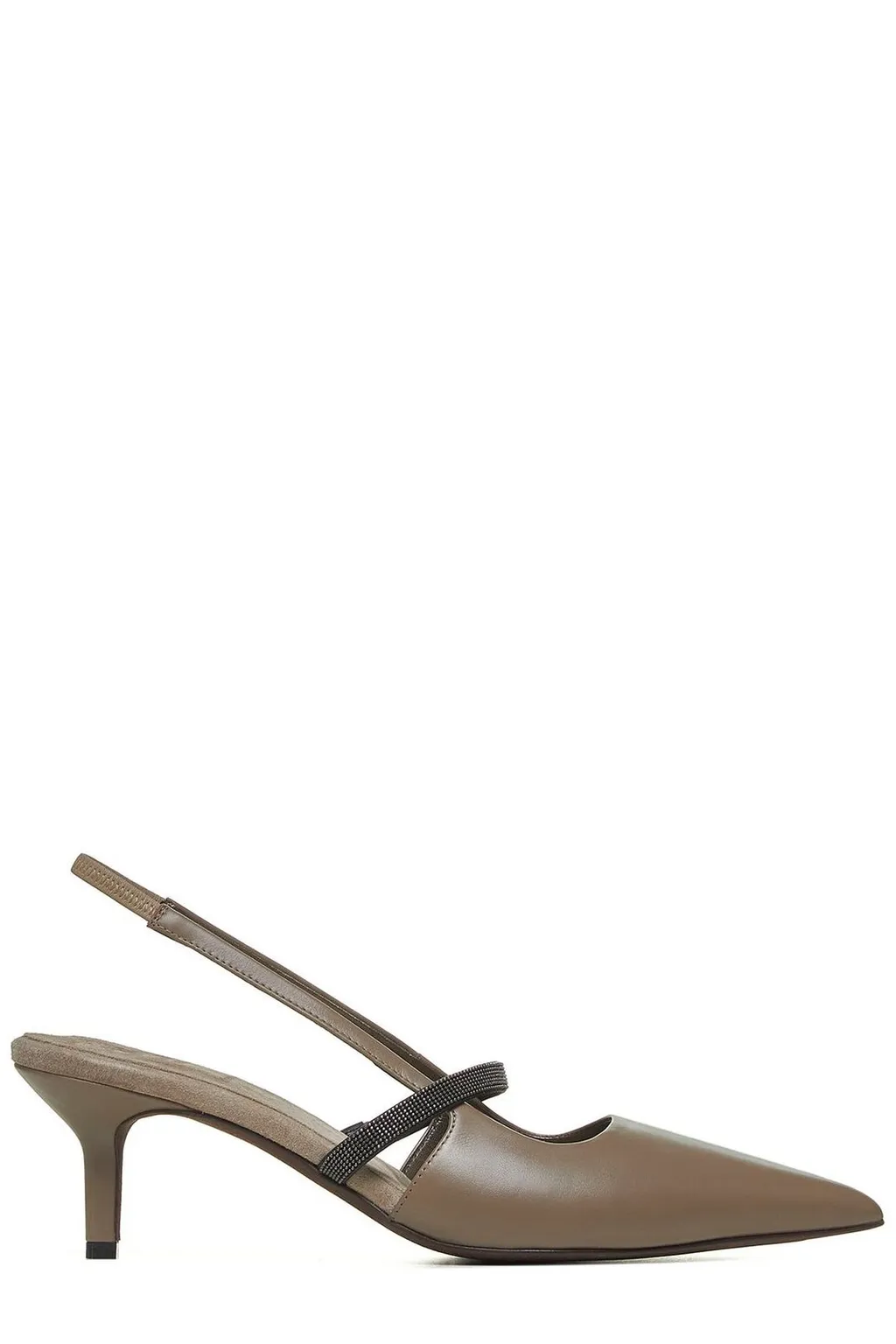 City Slingback Pointed Toe Pumps