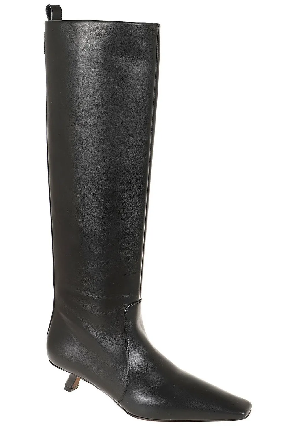 Pointed-Toe Knee-High Boots