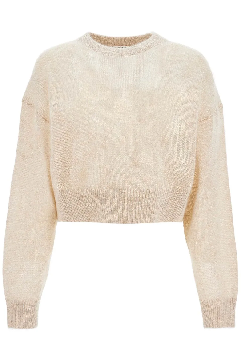 Long Sleeved Crewneck Knitted Jumper