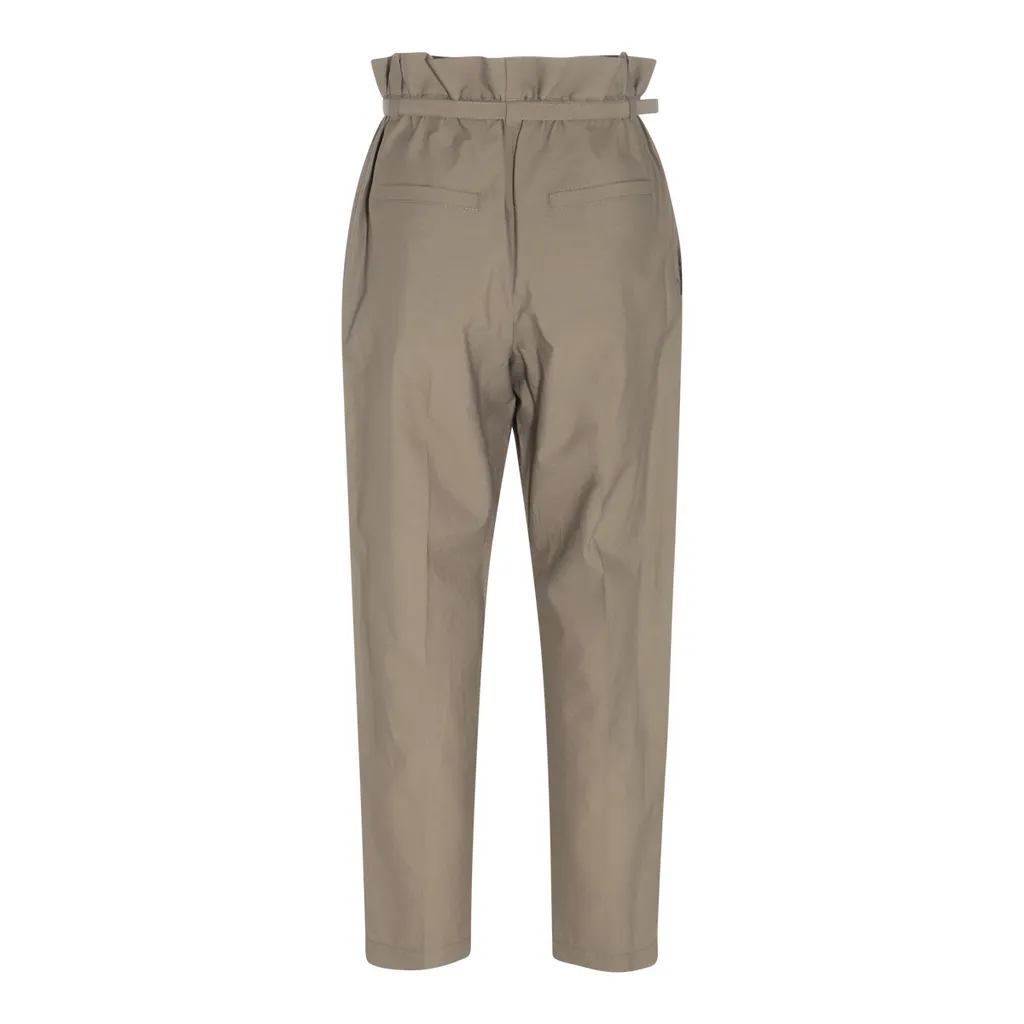Belted High Waist Pants
