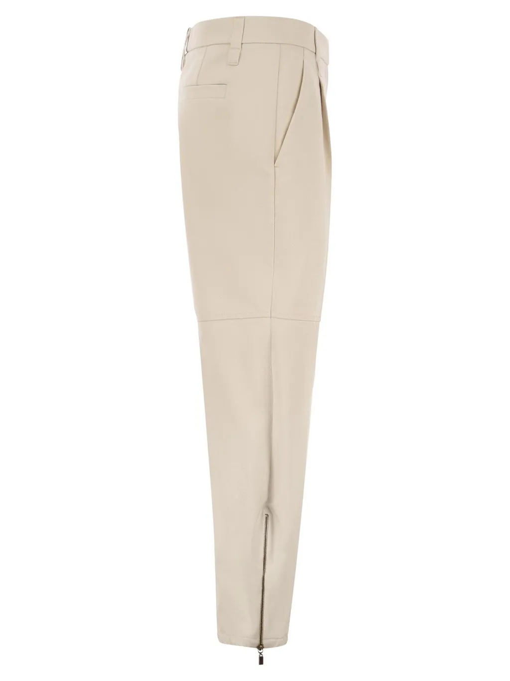 High Waist Tapered Leg Trousers