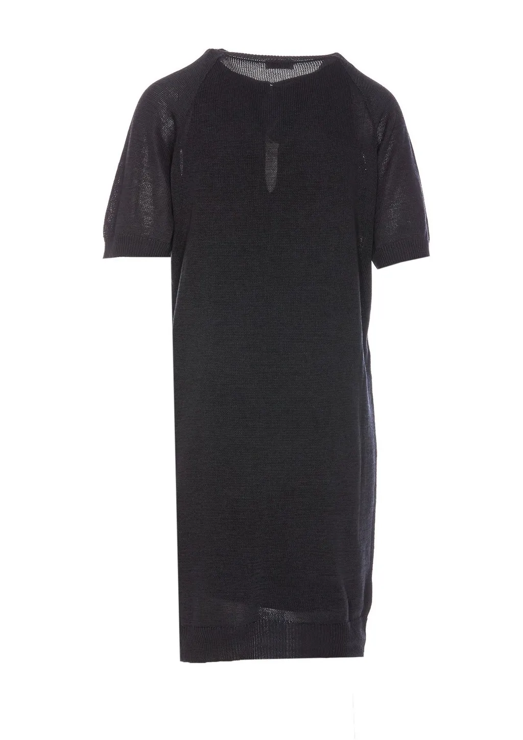 Crewneck Fine-Knitted T-Shirt Dress
