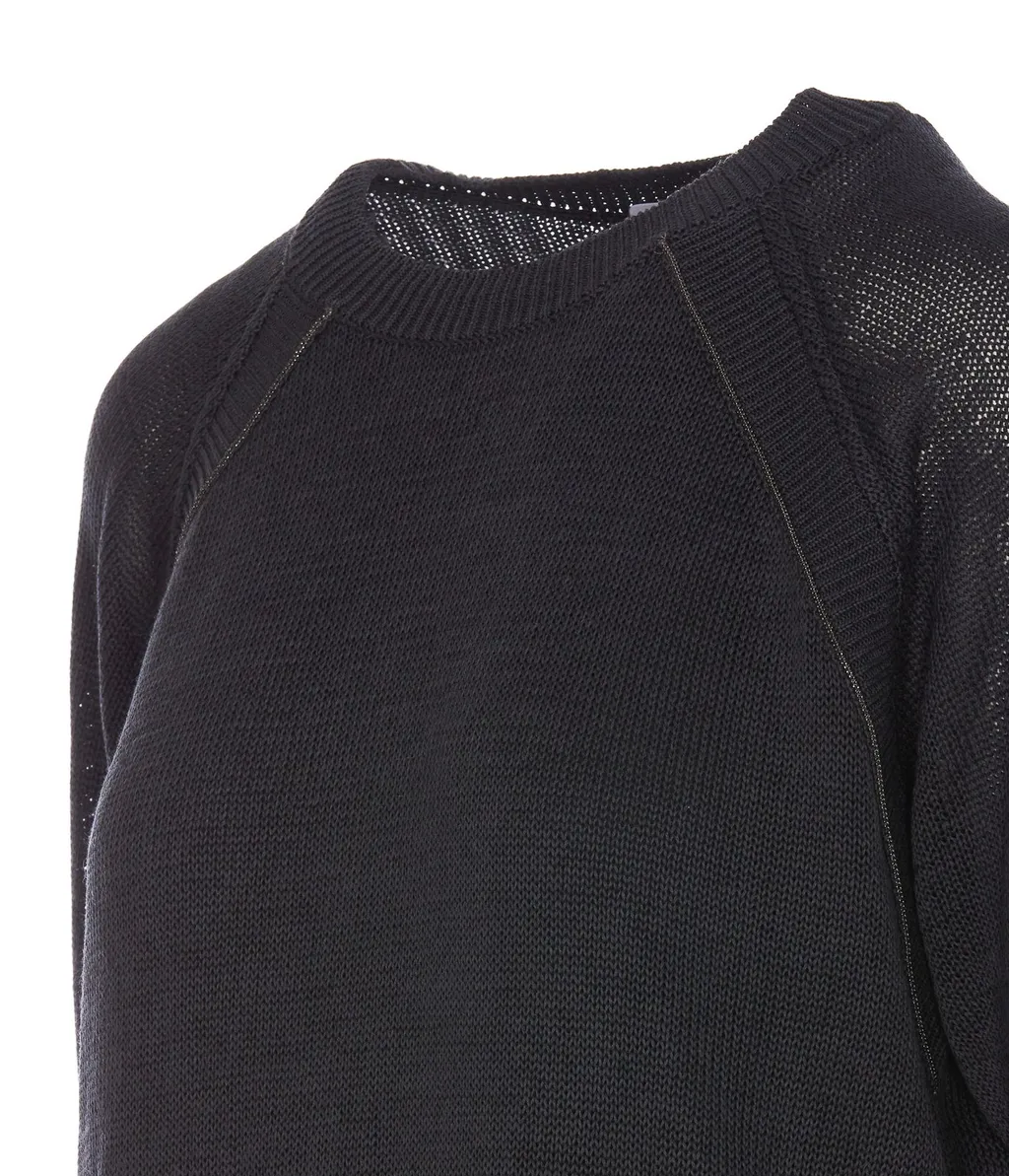 Crewneck Fine-Knitted T-Shirt Dress