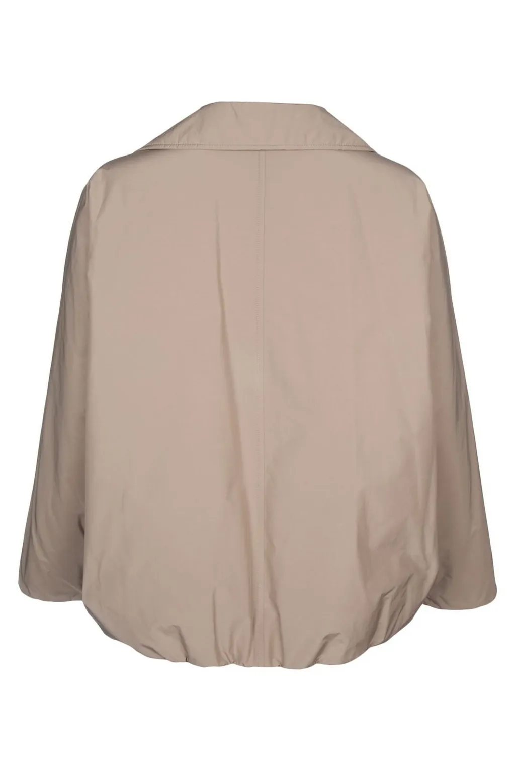 Long-Sleeved Off-Centre Zipped Padded Jacket
