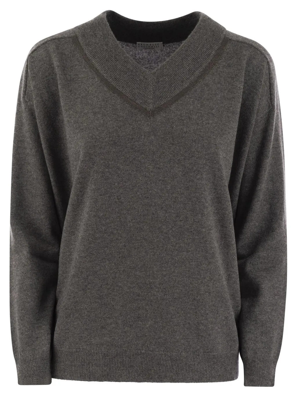 V-Neck Knitted Jumper