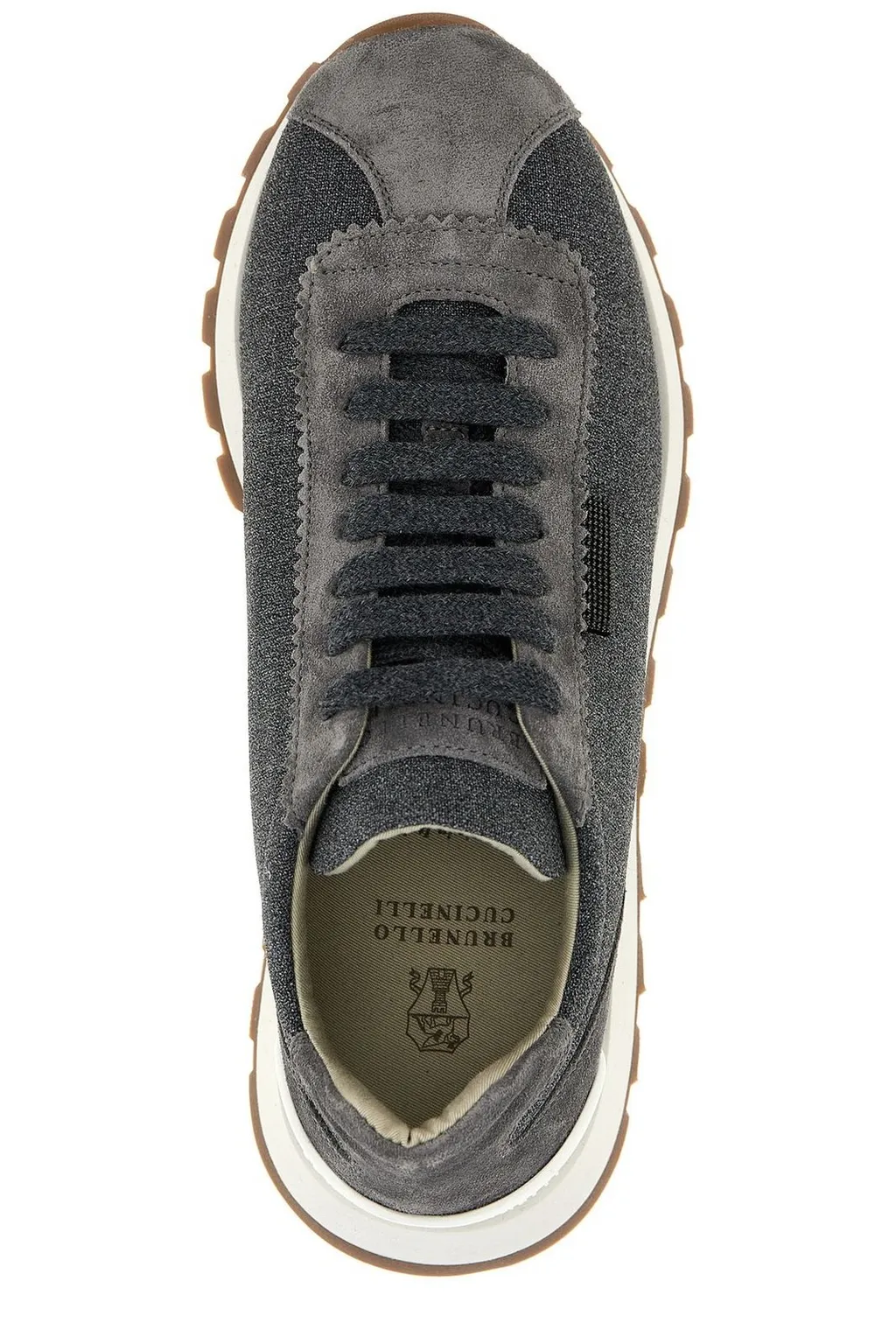 Monile-Detailed Low-Top Sneakers
