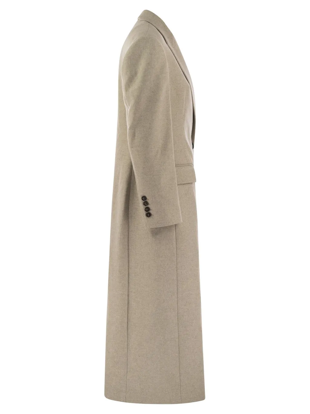 Single Breasted Long Coat
