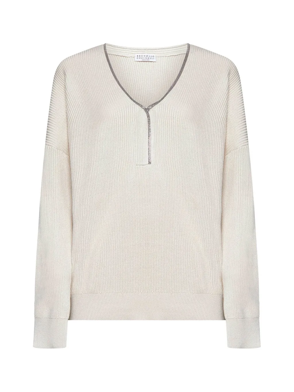 V-Neck Knitted Jumper