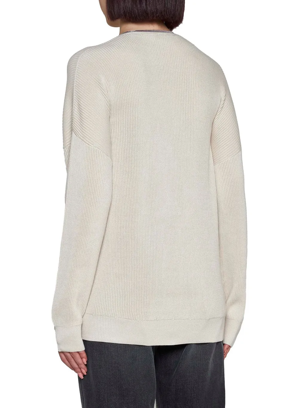 V-Neck Knitted Jumper