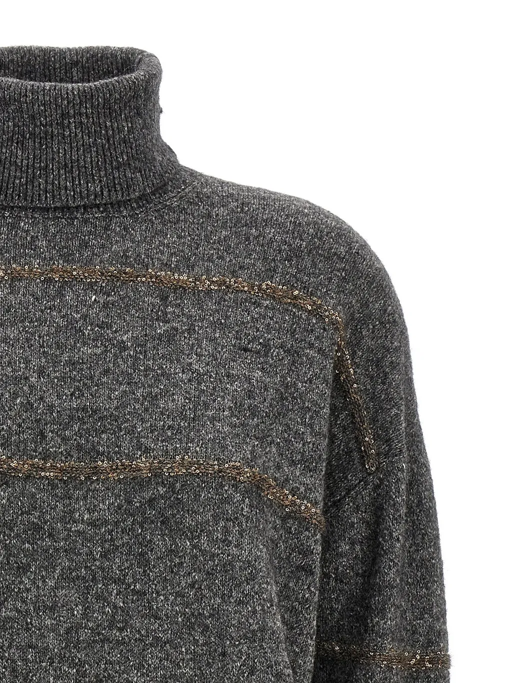 Oversized Turtleneck Knitted Jumper