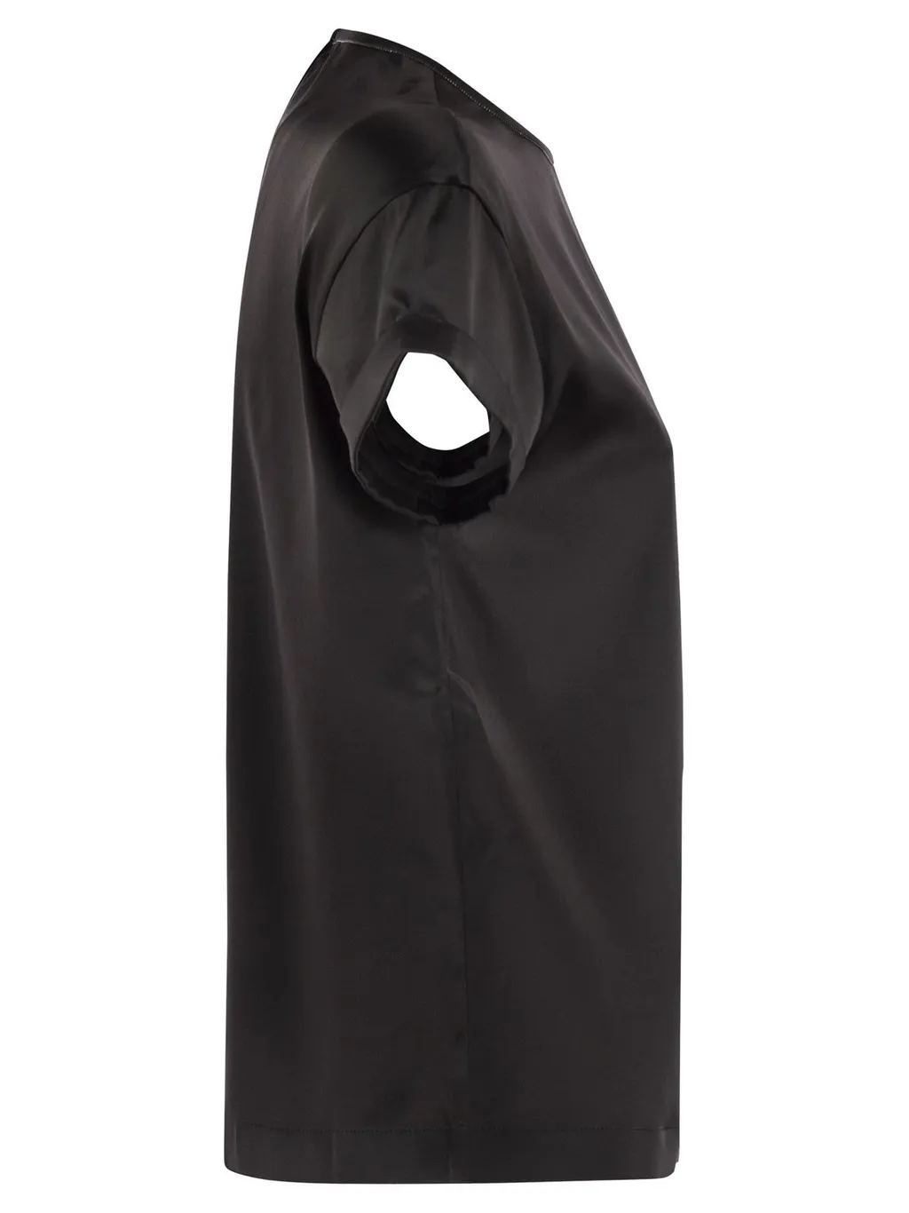 Monil Chain Satin T-Shirt