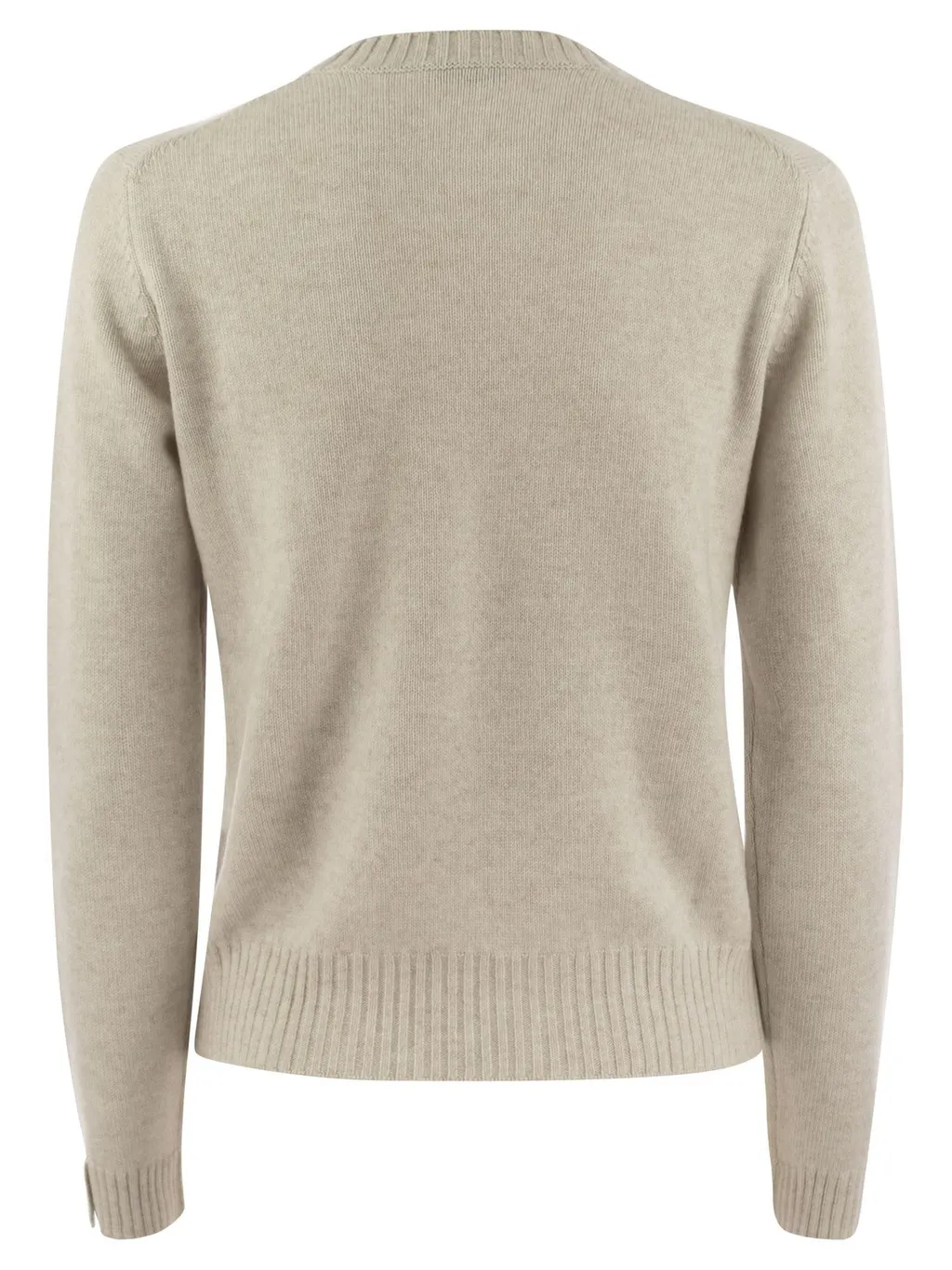 Shiny Cuff Detailed Knitted Jumper