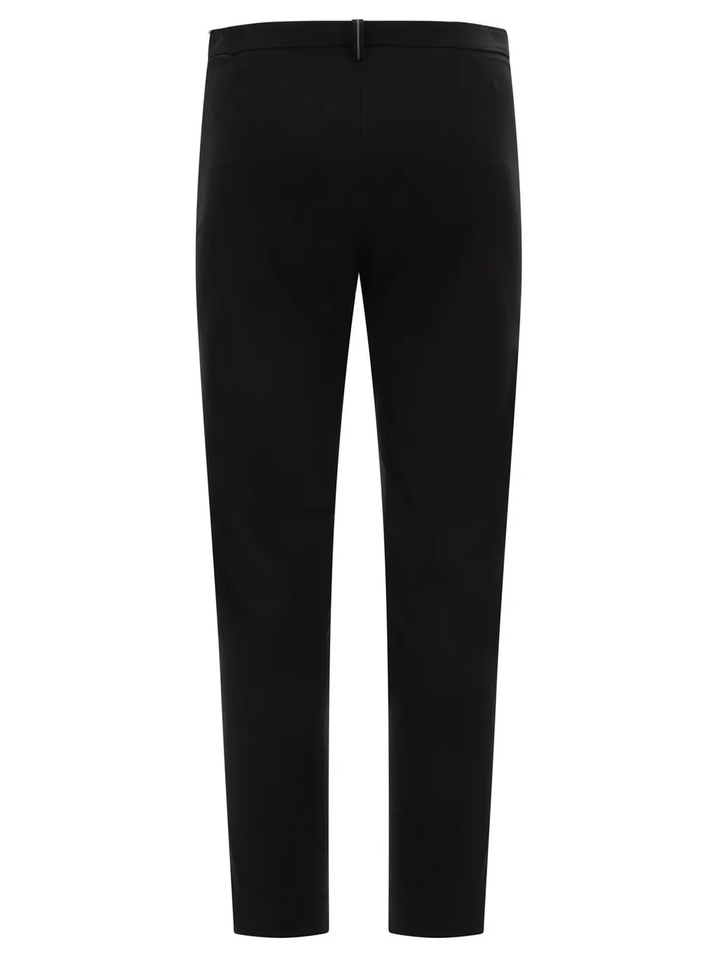 High-Waist Side Slit Trousers