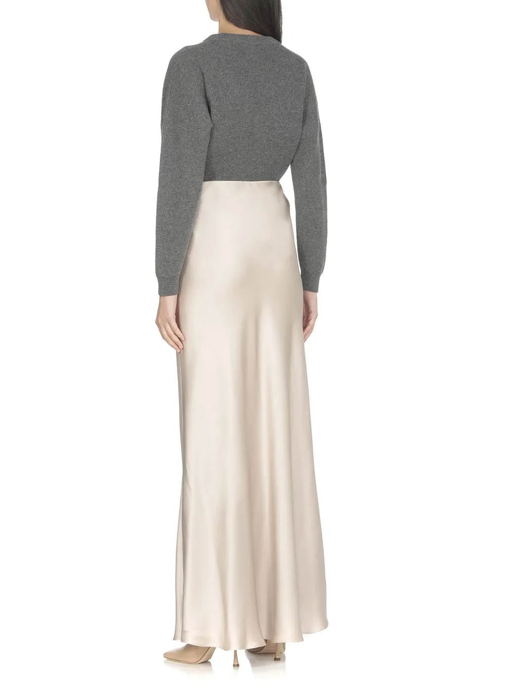 V-Neck Long-Sleeved Sweater