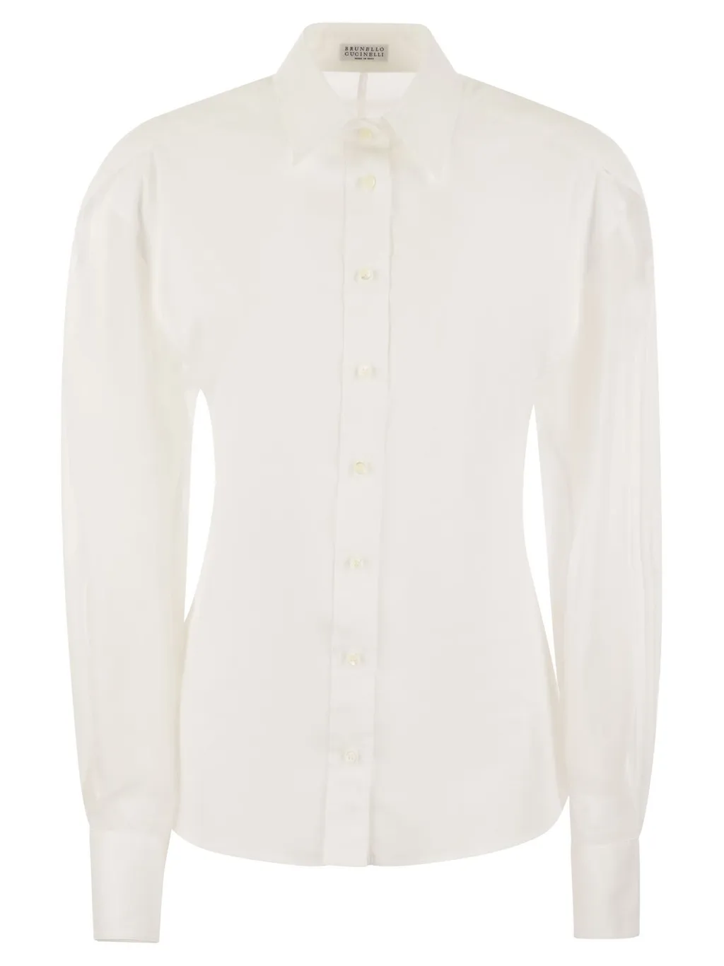 Semi-Sheer Long-Sleeved Shirt
