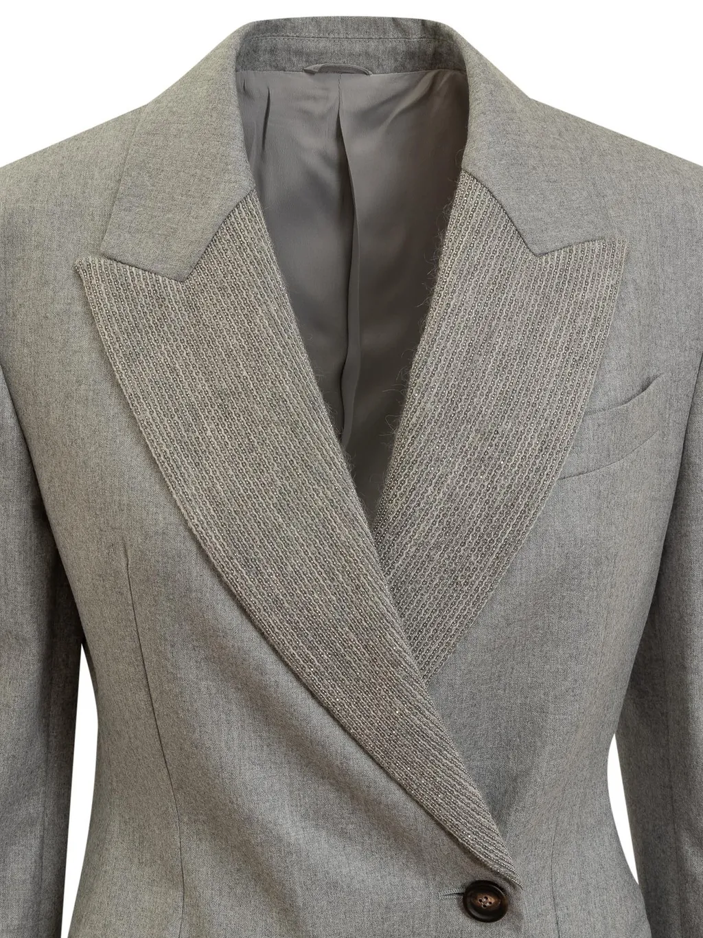 Single-Breasted Tailored Blazer