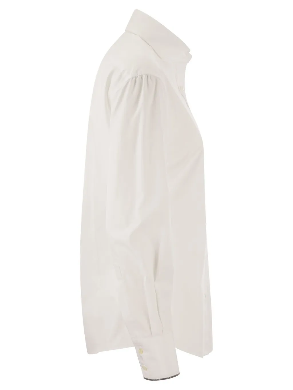 Long-Sleeved Button-Up Shirt