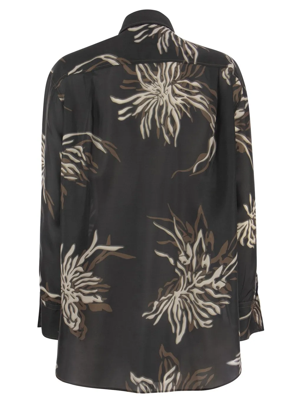 Abstract Printed Buttoned Shirt