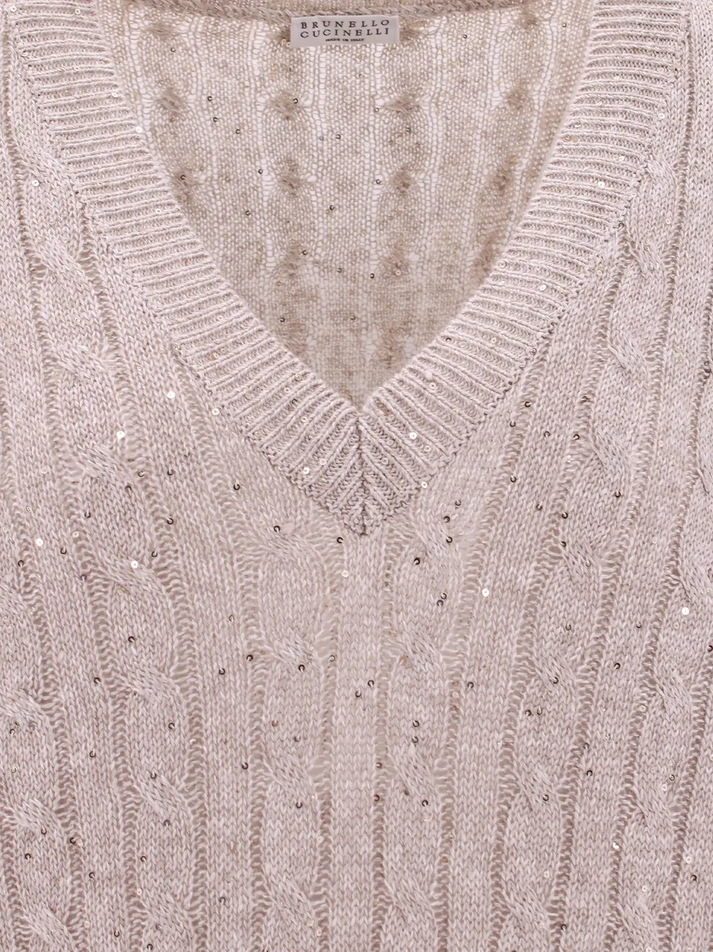Sequin Embellished Knitted Jumper