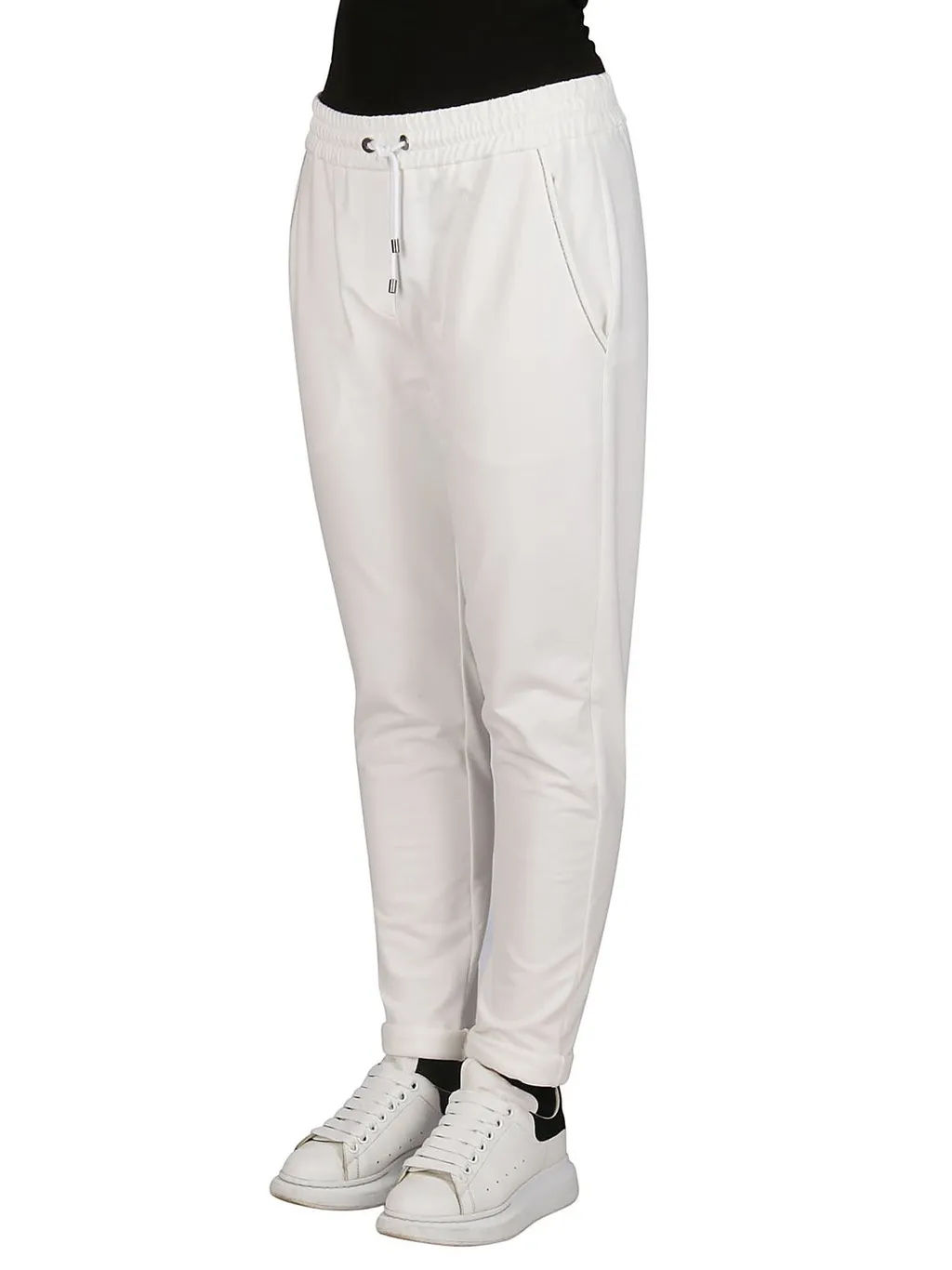 Monili Bead-Embellished Drawstring Track Pants