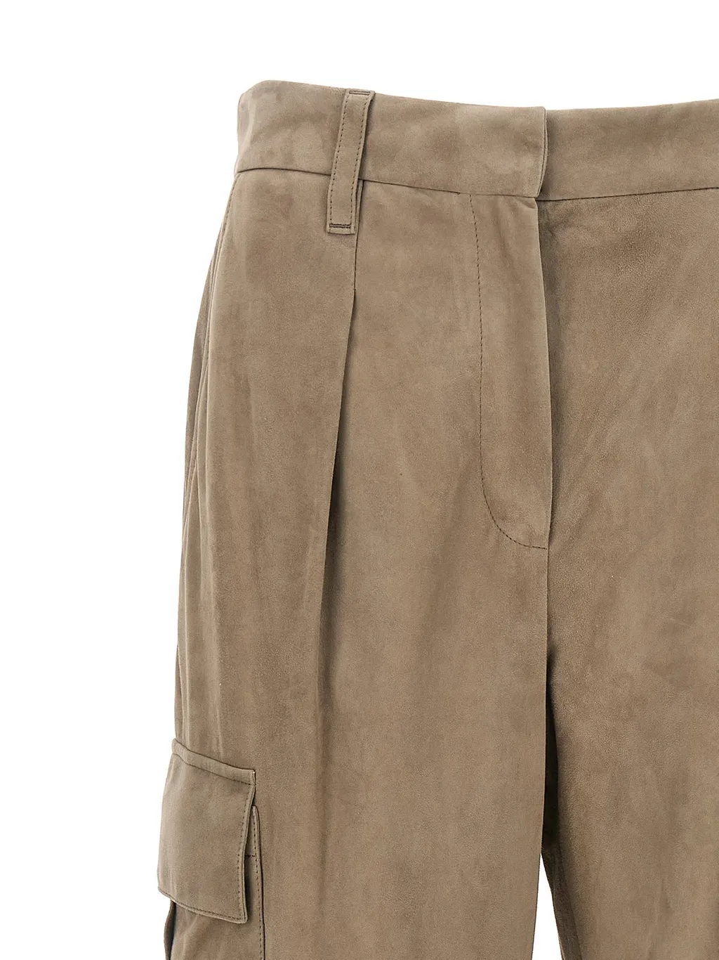 High-Waist Straight-Leg Trousers