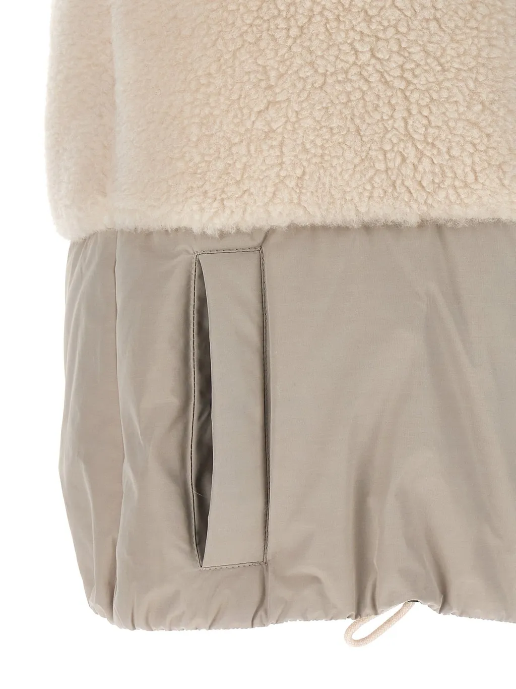 High-Neck Hooded Gilet