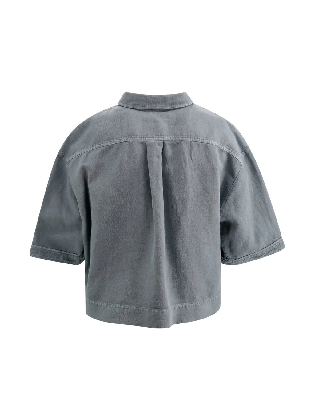 Short Sleeved Cropped Shirt