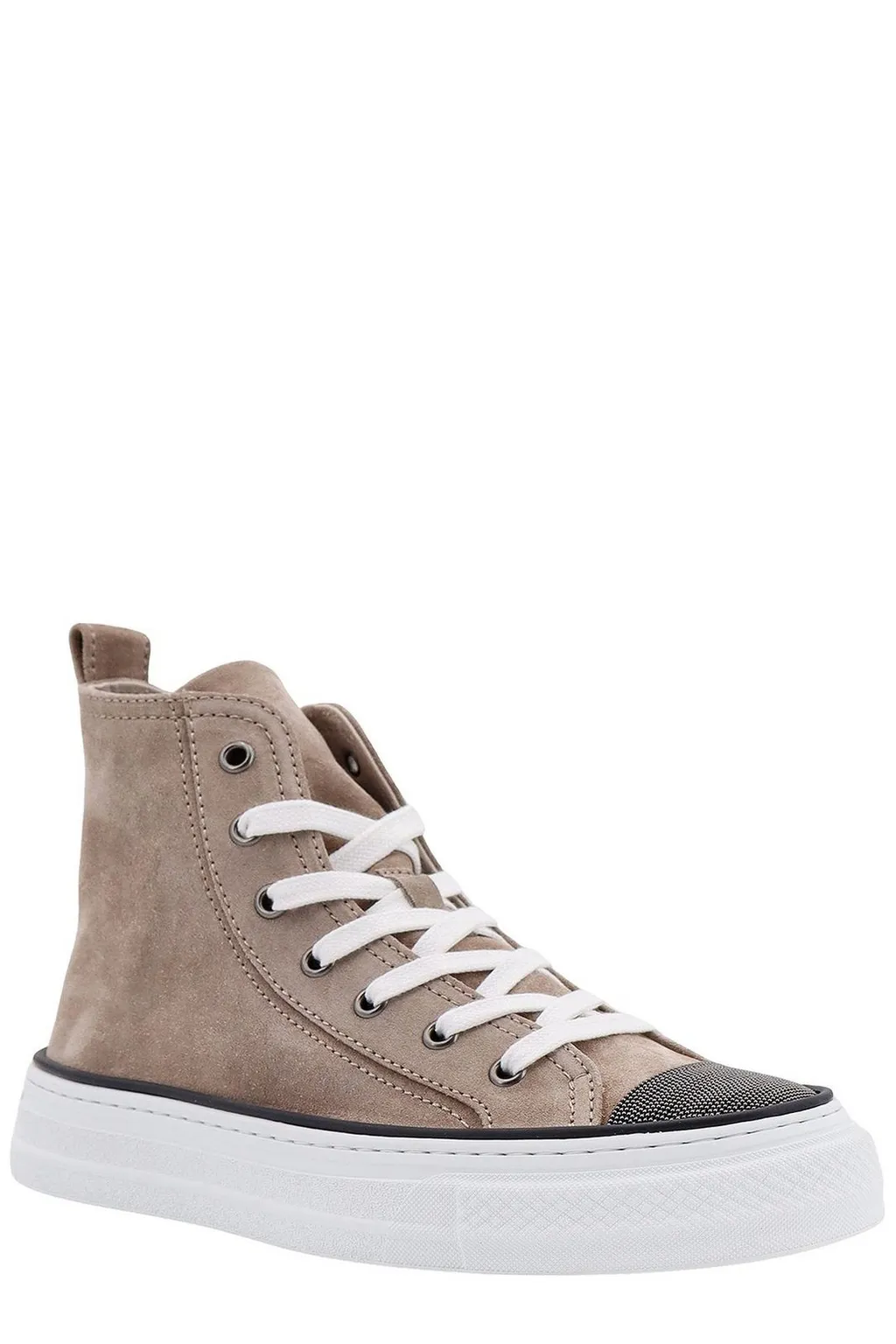 Embellished High-Top Sneakers