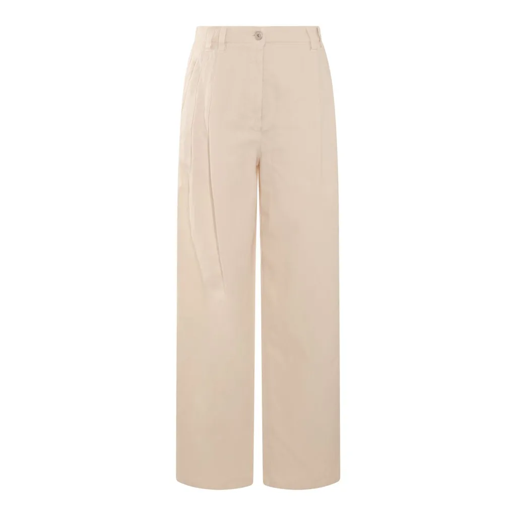 High-Waist Straight-Leg Pants
