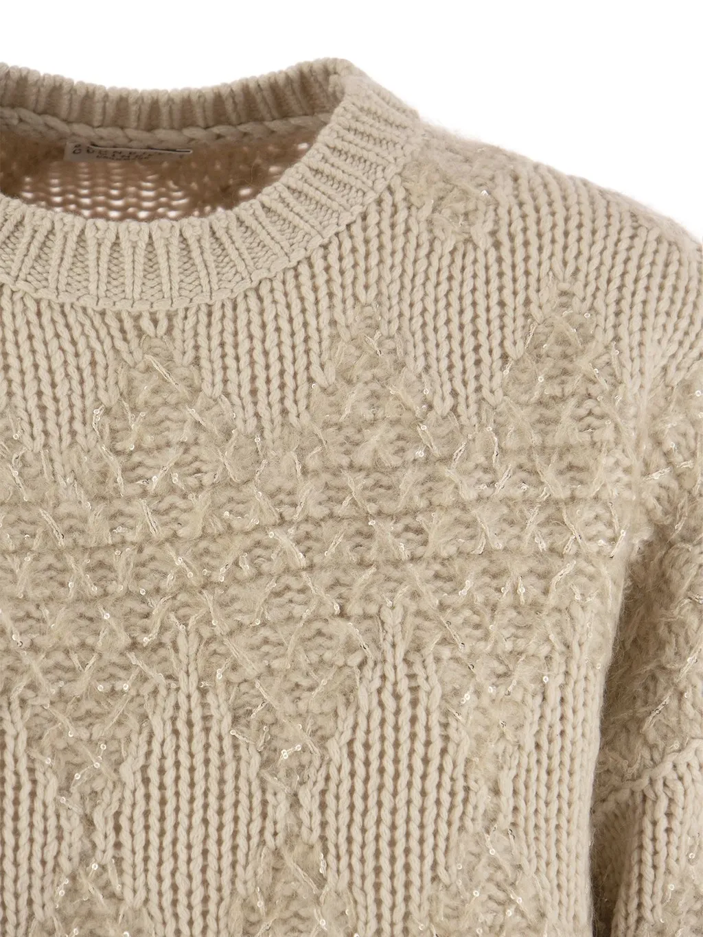 Sequin Embellished Knitted Jumper