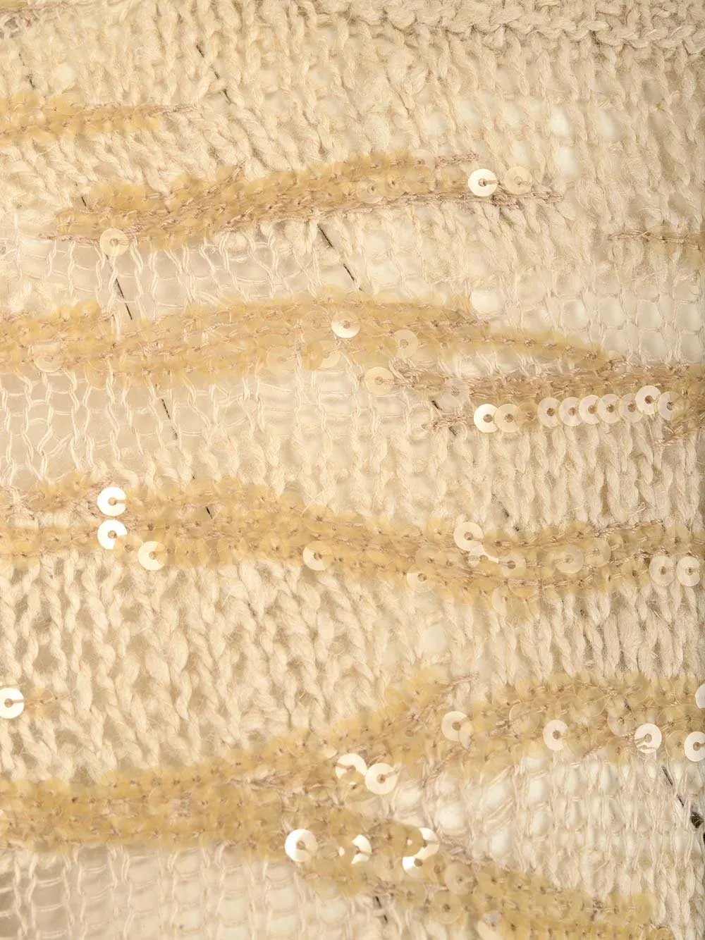 Sequin Embellished Knitted Jumper