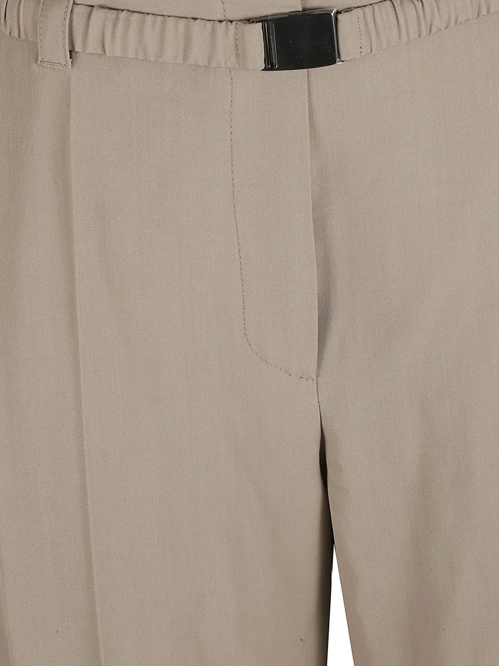 Fluid Wool Straight Leg Trousers
