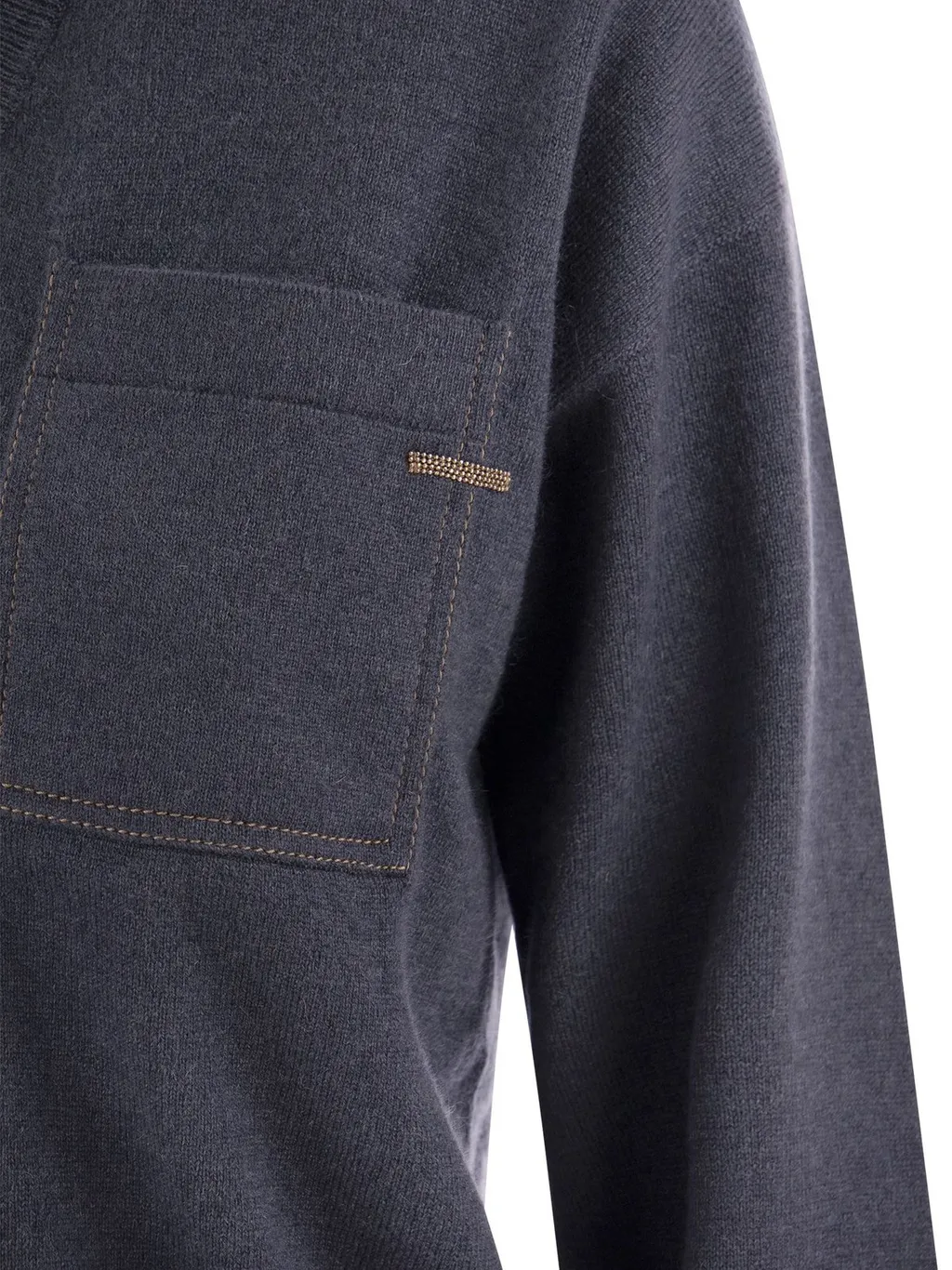V-Neck Knitted Jumper