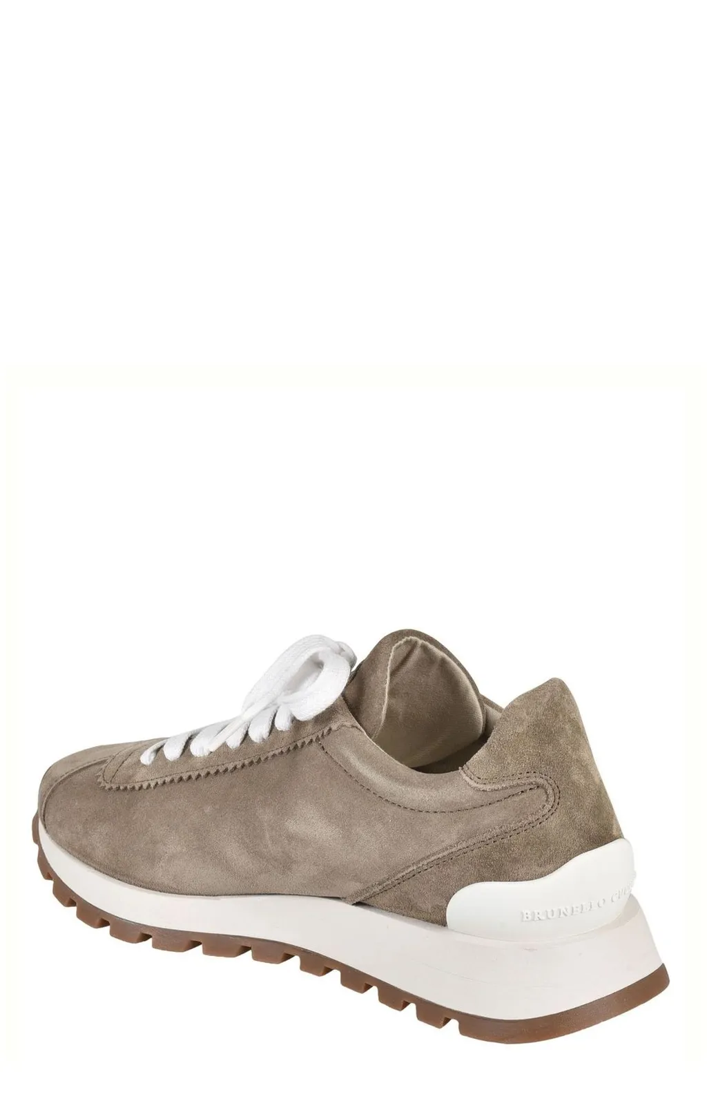 Round-Toe Lace-Up Trainers