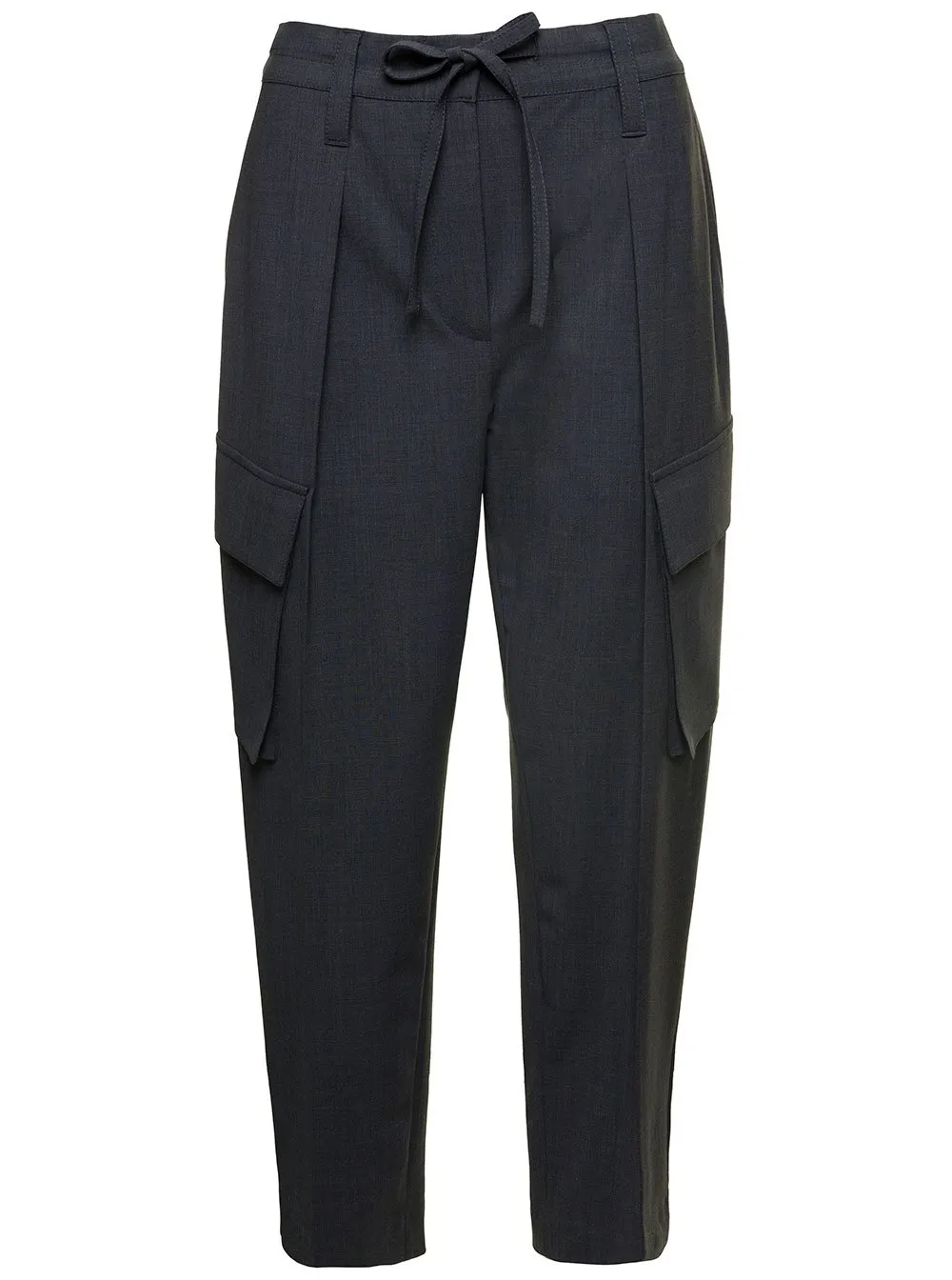 Cropped Tailored Trousers